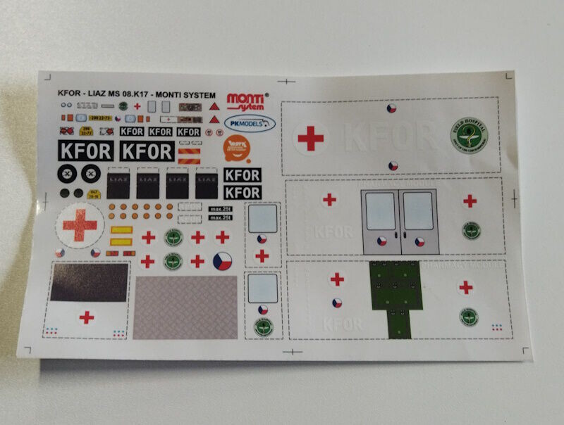  MS 08.K17 Aršík polepů LIAZ KFOR